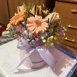 Buchet din flori de sapun , Accesorii nunta, Materiale decor pentru nunta, Decoratiuni pentru masa de nunta , Aranjament de flori, ARTYNOS