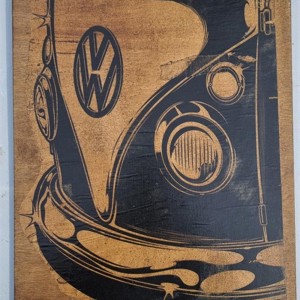 Vw T1 poza din lemn, Casa & Stil de viata, Accesorii pentru decorat casa, Picturi murale, Arta de perete din lemn, , ARTYNOS