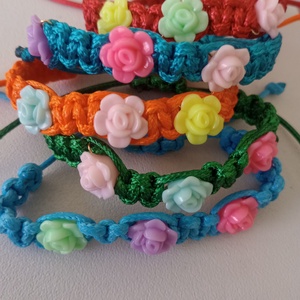 Brățări floricele  - accessorii și unelte - mărgea, componente de bijuterii - mărgea din plastic - Artynos.ro