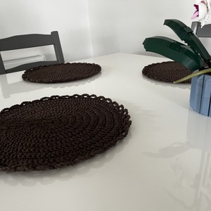 Set de masă croșetat - casă & stil de viață - accesorii pentru decorat casa - decorațiuni de masă și decorațiuni pentru rafturi  - fețe de masă croșetate - Artynos.ro