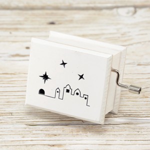 Silent noapte cutie muzicală alb -  - Artynos.ro