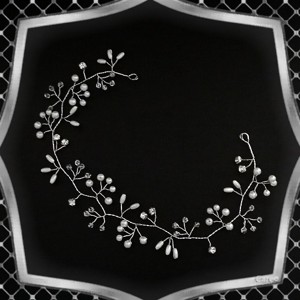 Bijuterii, ornamente de păr, catarame de păr: nuntă, mireasă, ornamente de păr casual, ES-H-FÜ04-35e -  - Artynos.ro