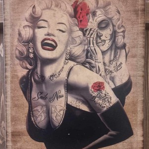 Monroe Marilyn , Casa & Stil de viata, Accesorii pentru decorat casa, Picturi murale, Arta de perete din lemn, , ARTYNOS