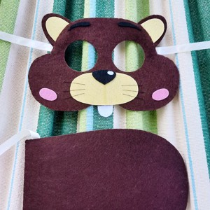 Castor cu coadă de lopată costum de carnaval pentru copii -  - Artynos.ro