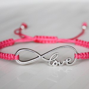 Bratara Makramé - Endless Love roz, , , ARTYNOS