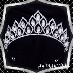 Seturi de bijuterii: set de bijuterii pentru nuntă, mireasă, casual + diademă ES-SZT28-1 - accesorii nuntă - ornamente de păr de nuntă - coroană de cap mireasă - Artynos.ro