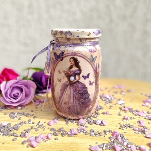 Borcan decorativ vintage - casă & stil de viață - accesorii pentru decorat casa - decorațiuni de masă și decorațiuni pentru rafturi  - sticle ornamentale - Artynos.ro