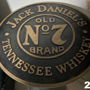 Jack Daniels decor de masa sau de perete 70 cm, Casa & Stil de viata, Mobilier artizanal, Mese, , ARTYNOS