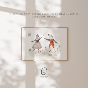 Pădure petrecere pepinieră, poster grădiniță, artă de perete animal pădure -  - Artynos.ro