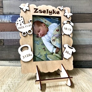 Baby nou-născut date placa cadru personalizat - casă & stil de viață - accesorii pentru decorat casa - picturi murale - rame pentru fotografii - Artynos.ro