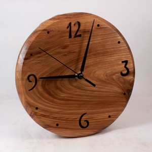 Ceas de perete din lemn, ceas rotund din lemn,  - casă & stil de viață - decorațiuni de casă - decorațiuni de pereți - ceasuri de perete - Artynos.ro