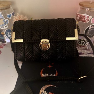 Canalul Táska , , , O geanta de umar mini speciala, realizata manual, intr-o nuanta eleganta de negru, cu accesorii met..., ARTYNOS
