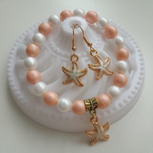 Set de bijuterii cu stea de mare - bratara, cercei, , , ARTYNOS