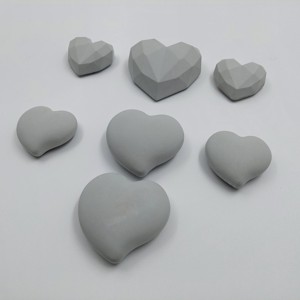 Beton Material cardiac colorat in gri, magnet de racire, , , ARTYNOS