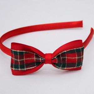 Masnis bentita de par bentita de par pentru Craciun - Red plaid, , , ARTYNOS