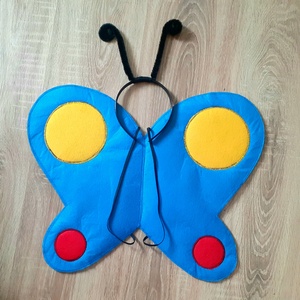 Pillangó, Lepkeszárny  filcből és csáp - îmbrăcăminte și modă - costume și măști de carnaval - costume - Artynos.ro