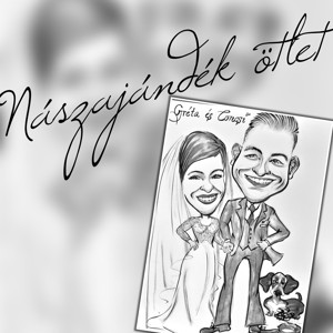 Caricatura ca cadou de nunta, Accesorii nunta, Amintiri si cadouri de nunta, Favoruri de nunta, , ARTYNOS