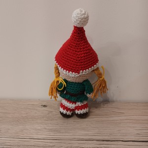 Croșetat Crăciun Manila Girl - crăciun - decorațiuni de crăciun de casă - spiriduși de crăciun - Artynos.ro