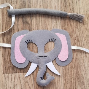 Coadă de elefant costum de carnaval pentru fete -  - Artynos.ro