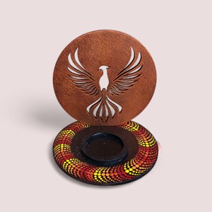 Suport lumânare lampă cu abajur - phoenix - casă & stil de viață - lumânări, parfumuri, arome - suport lumânări - Artynos.ro