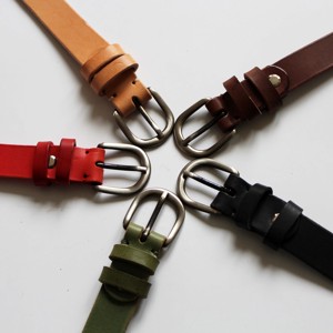 curea din piele naturală pentru femei � 25 mm / în 5 culori diferite -  - Artynos.ro