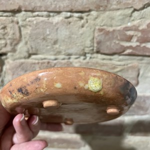 Farfurie de desert pictată manual - fată, pisoi și bambus (15 cm) -  - Artynos.ro