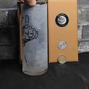 Son Goku � pahar de sticlă gravat manual  -  - Artynos.ro