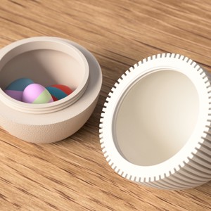 Suport pentru ouă Kinder Iepuraș � suport pentru ouă-surpriză imprimat 3D -  - Artynos.ro