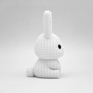 Decorațiune de Paște Iepuraș mini cu efect tricotat, disponibilă în mai multe culori -  - Artynos.ro