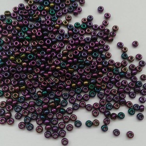 Perla mantis ceha - marimea 9/0 - 25 grame / pachet - violet curcubeu, , , ARTYNOS
