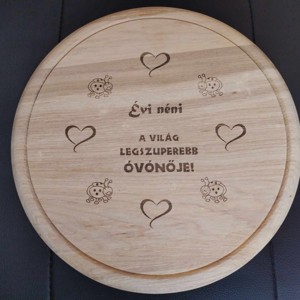 Placa de taiere pentru profesorii de gradinita, ziua profesorului, absolvire, , , ARTYNOS