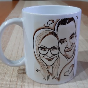 Cană cu grafică și inscripție - casă & stil de viață - accesorii pentru echipamente de bucătărie - accesorii de servire - căni - Artynos.ro