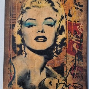 Marilyn Monroe poza din lemn, Casa & Stil de viata, Accesorii pentru decorat casa, Picturi murale, Arta de perete din lemn, , ARTYNOS