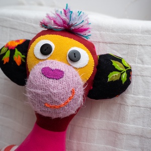 Maimutica Florence - jucării și echipamente pentru copii - plușuri - figurine de pluș - Artynos.ro