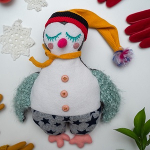 Pinguinul Alin - jucării și echipamente pentru copii - plușuri - figurine de pluș - Artynos.ro