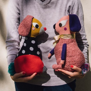 Iepurasi, Jucarii si echipamente pentru copii, Plusuri, Iepure de plus, Cusatura, ARTYNOS