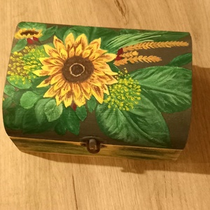 Cutie Floarea-soarelui - casă & stil de viață - accesorii pentru decorat casa - decorațiuni de masă și decorațiuni pentru rafturi  - cutii decor, cutii de suveniruri - Artynos.ro