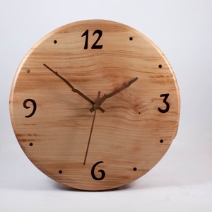 Ceas de perete din lemn, ceas din lemn rustic,, , , ARTYNOS