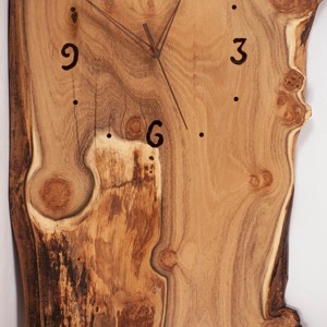 Ceas de perete din lemn, ceas din lemn rustic,, , , ARTYNOS