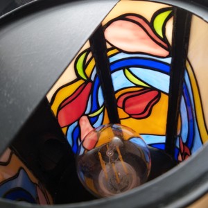 Lampă Tiffany dintr-un bidon de udare -  - Artynos.ro