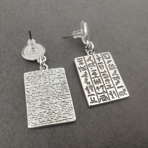 Cercei din zamac  - bijuterii - cercei - cercei lungi - Artynos.ro