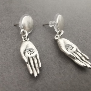 Cercei din zamac - bijuterii - cercei - cercei lungi - Artynos.ro