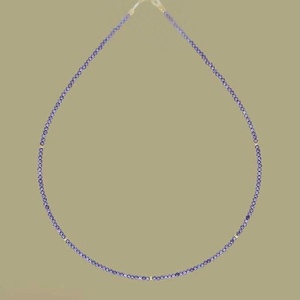 Colier minimalist din cubic zirconia si aur filat de 14K  - Artynos.ro
