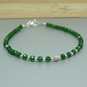 Bratara din cubic zirconia verde -  - Artynos.ro