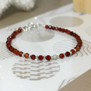 Bratara din carneol - Flame Essence - bijuterii - brățări - brățări din pietre semiprețioase - Artynos.ro