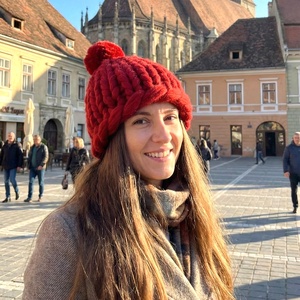 Caciula tricotata din fir gros de lana merinos - îmbrăcăminte și modă - eșarfe, pălării, fularuri - căciulă - Artynos.ro