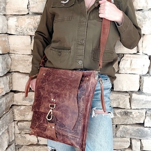 Geanta din piele naturala, Genti si portofele, Genti de mana si umar, Geanta casual, , ARTYNOS