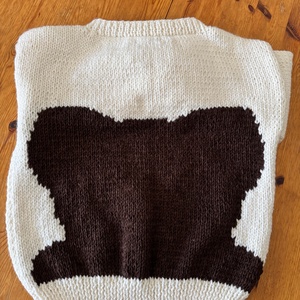 Pulover tricotat manual copii Ursulet - îmbrăcăminte și modă - haine bebeluși, haine copii - pulover si cardigan copii - Artynos.ro