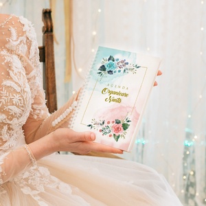 Agenda de organizare nunta KataLine, Wedding Planner, 80 pagini, 216 x 159 mm, Accesorii nuntă, Amintiri și cadouri de nuntă, Carte de amintiri nuntă și carte oaspeți, Fotografie, grafică, desen, ilustrație, Arta de hârtie, ARTYNOS