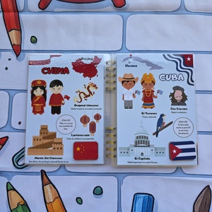 Cartea Atlasul micilor curioși - jucării și echipamente pentru copii - cărți pentru copii, cărți textile - Artynos.ro